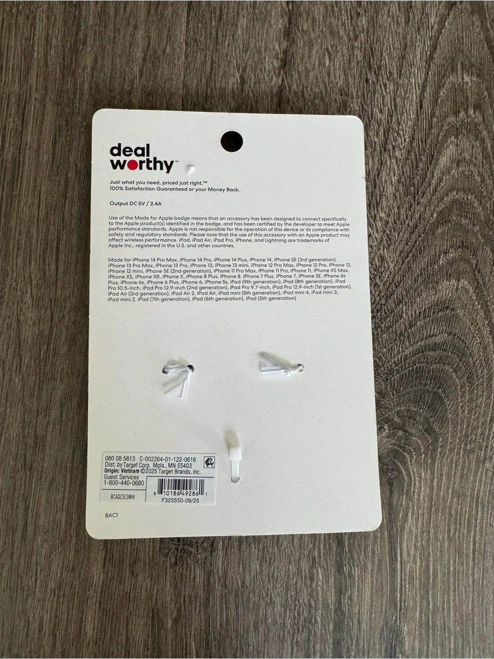 Target usb charging